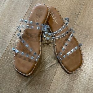 Studded sandals
